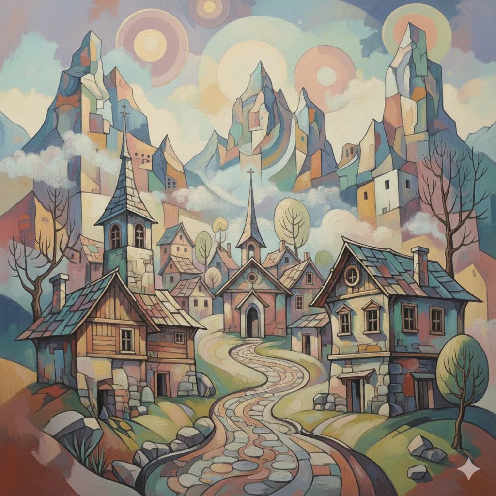 Mountain Village Pathway