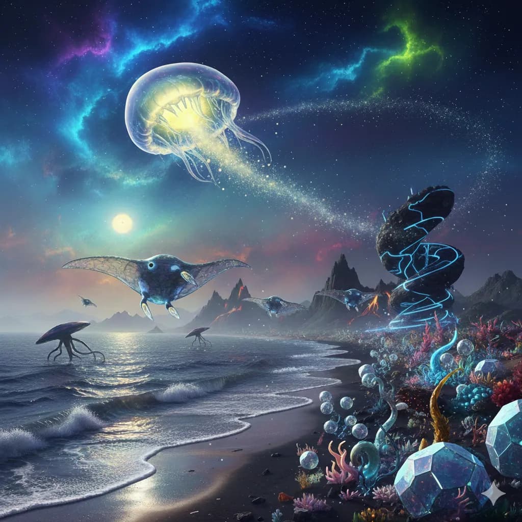 Cosmic Marine Dreamscape