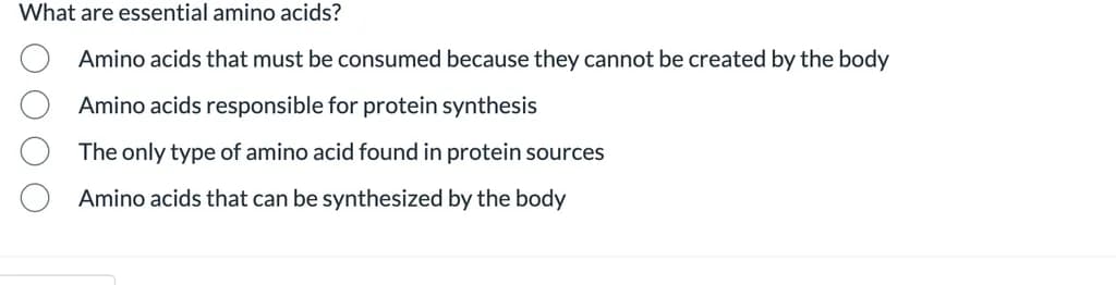Essential Amino Acids Explained