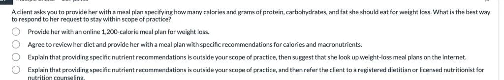 Nutrition Guidance Essentials