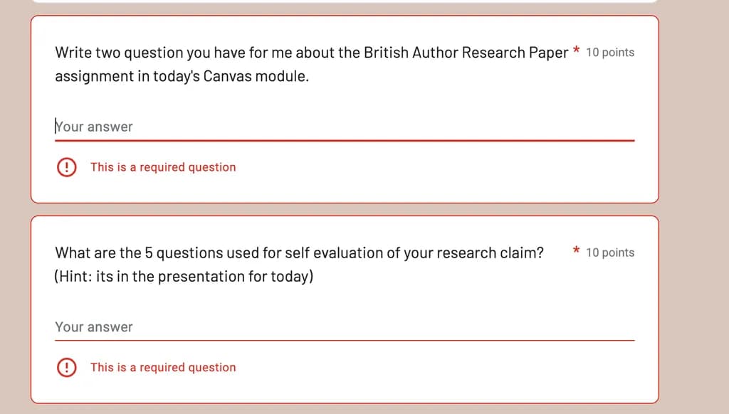 Research Engagement Template