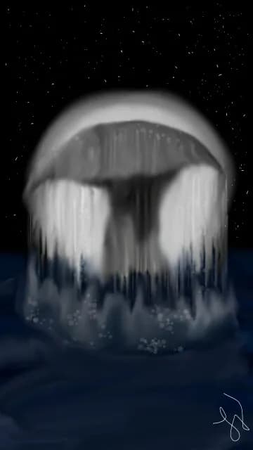 Eclipsed Waterscape
