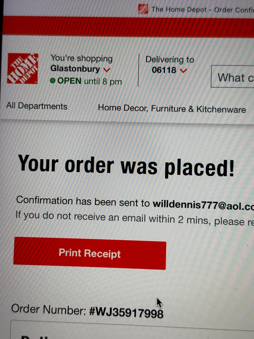 Order Confirmation