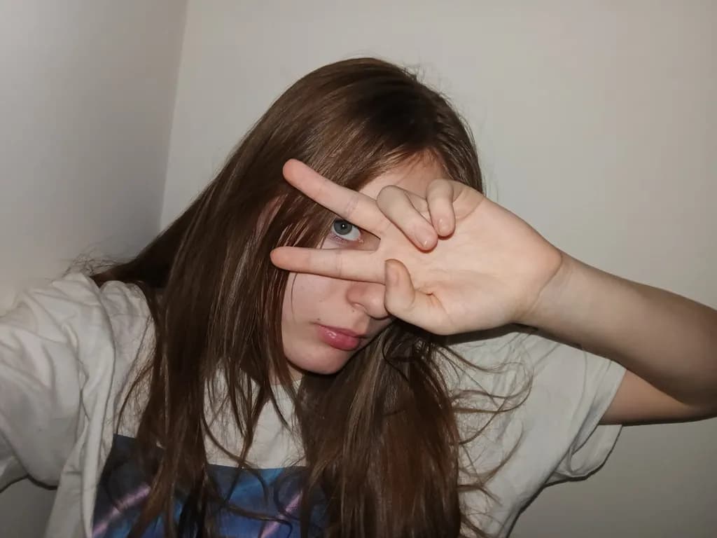 Playful Selfie Gesture