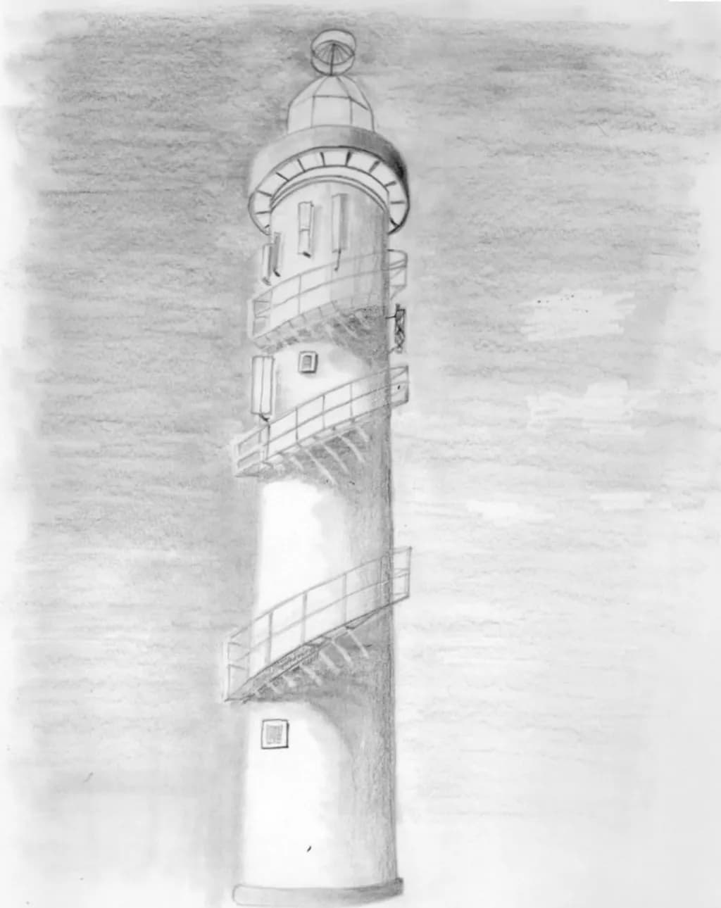 Coastal Lighthouse Spiral