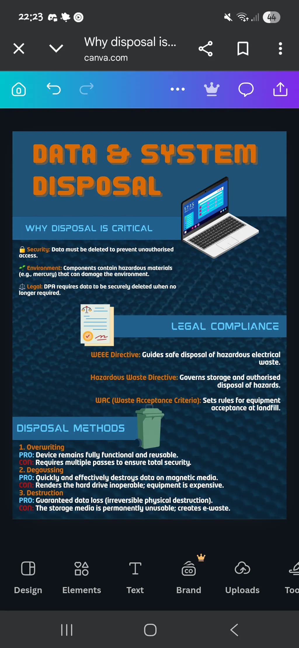 Data & System Disposal