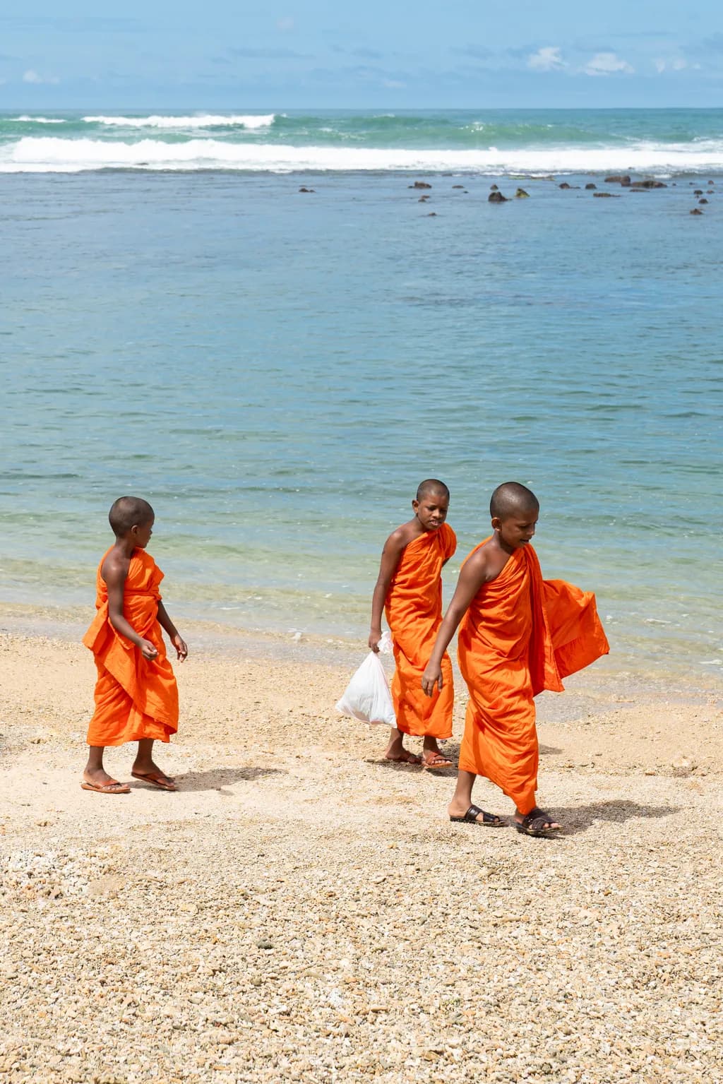 Monks at the Shore