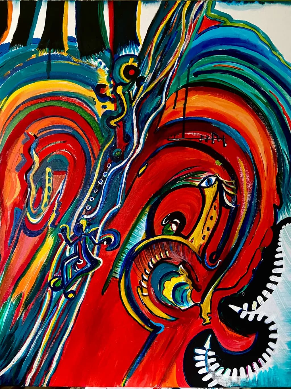 Dynamic Dance of Color