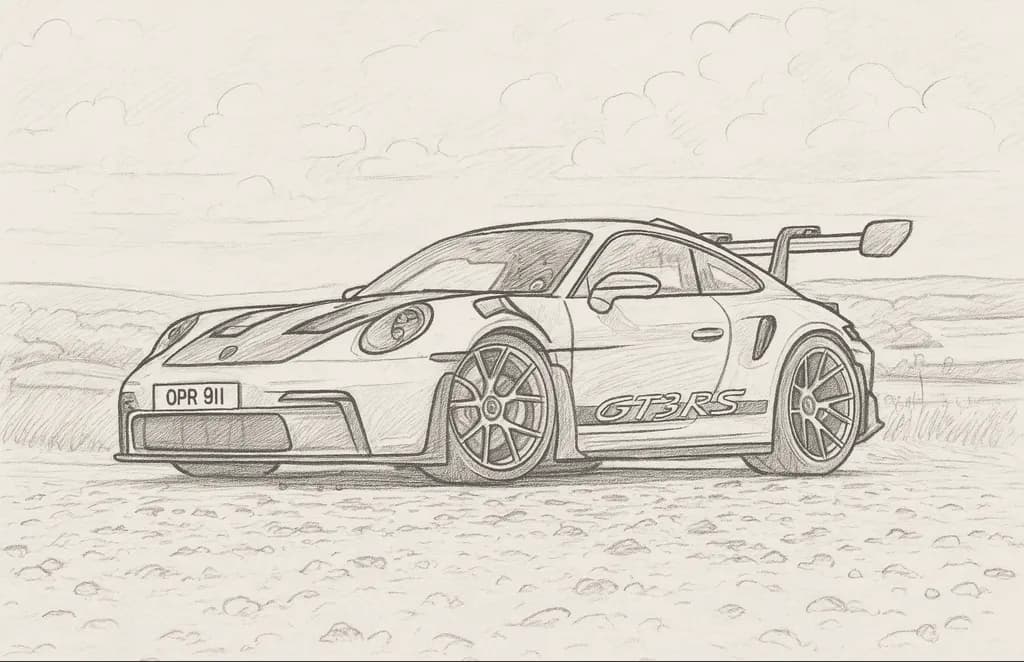 GT3RS Sketch