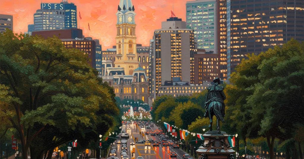 Philadelphia Sunset