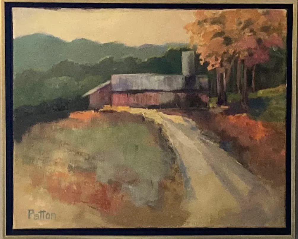 Autumn Barn Pathway