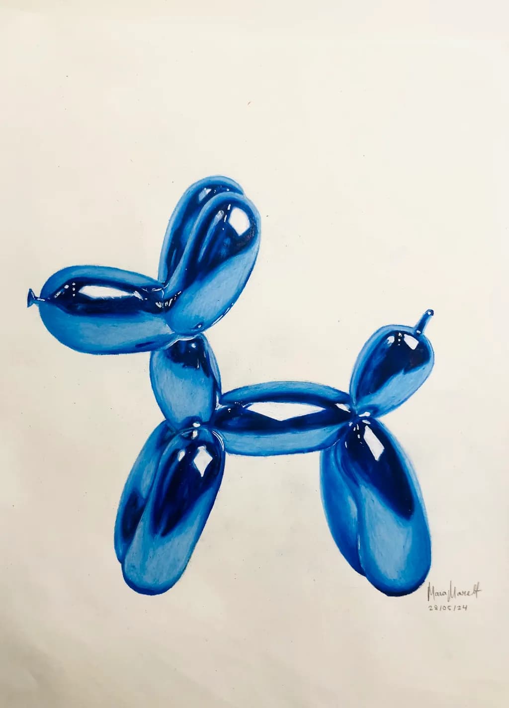 Blue Balloon Dog