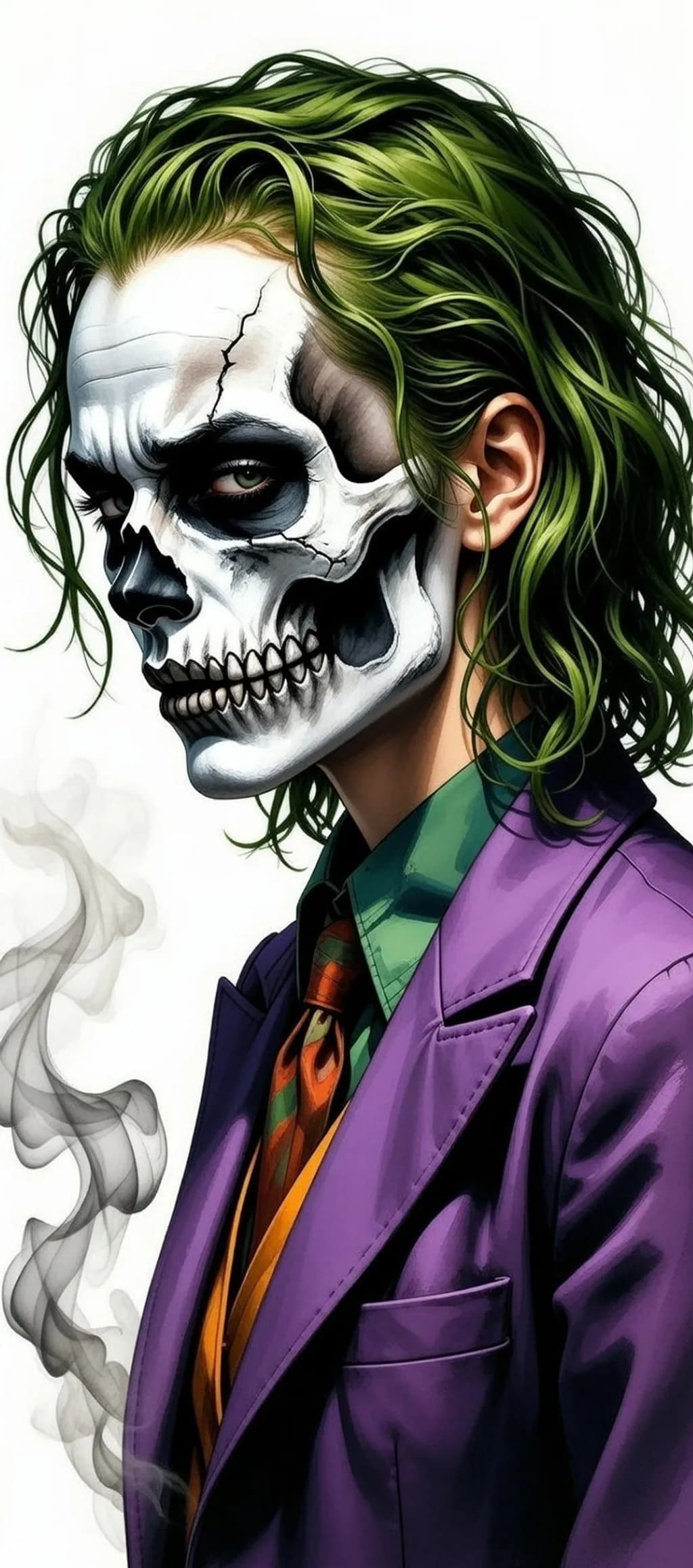 Skull Joker Smoke