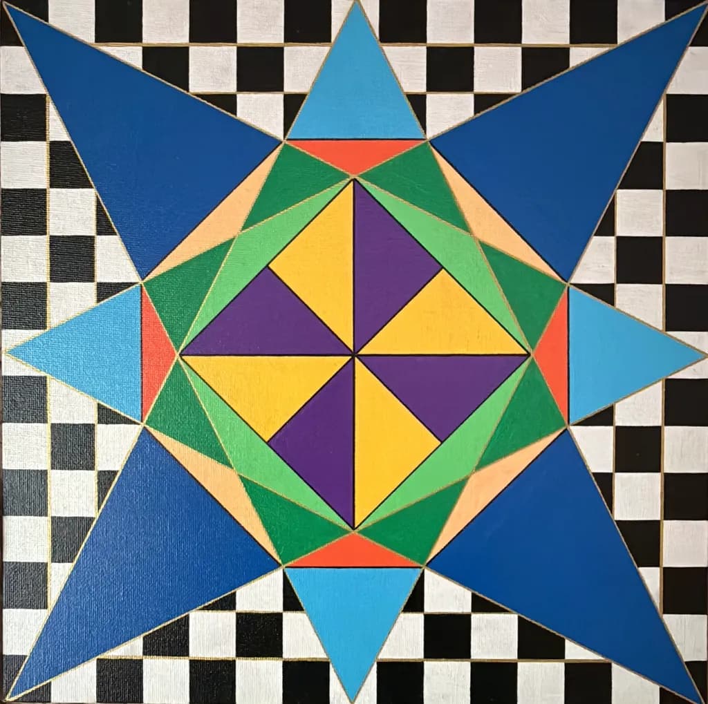 Geometric Starburst