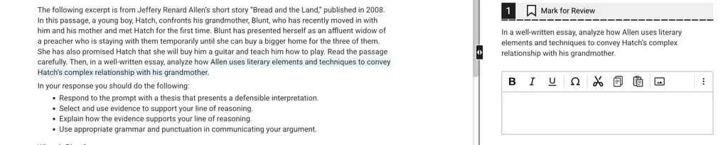 Bread and the Land Analysis