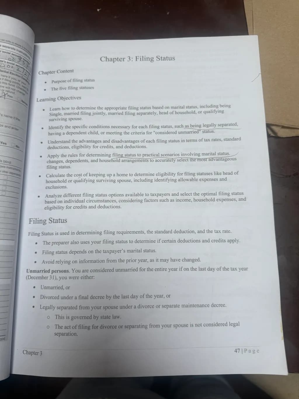 Filing Status Guide