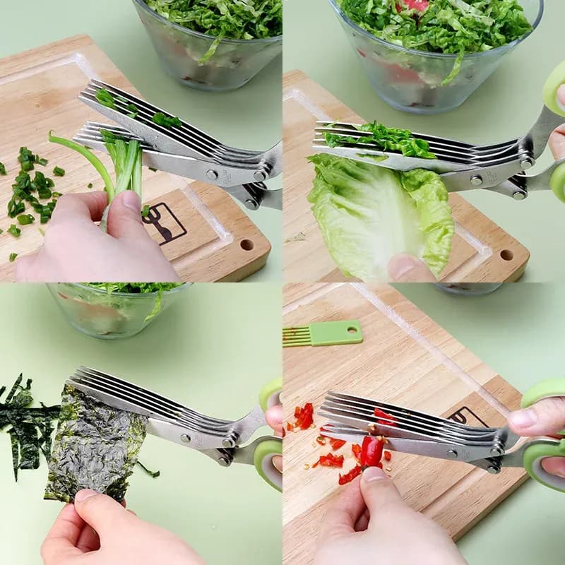 Multi-Blade Herb Scissors