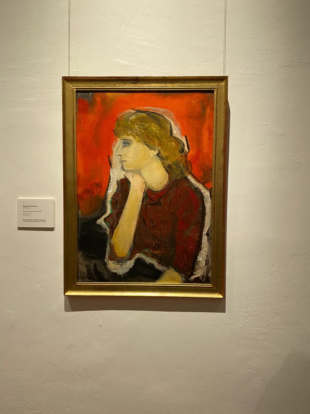 Contemplation in Red