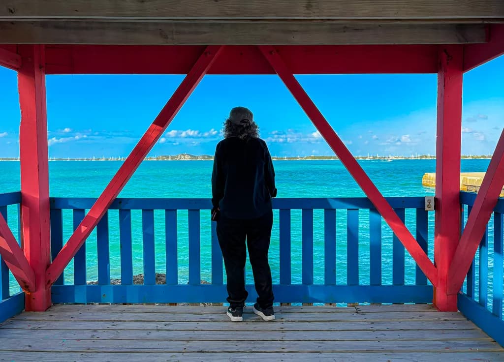 Esther in Red and Blue