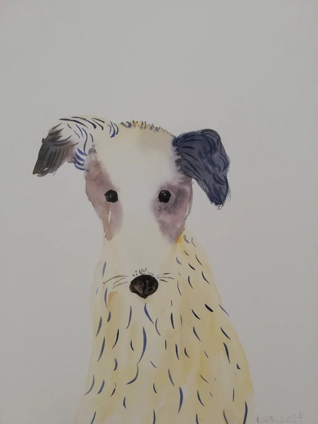 Gentle Dog Portrait