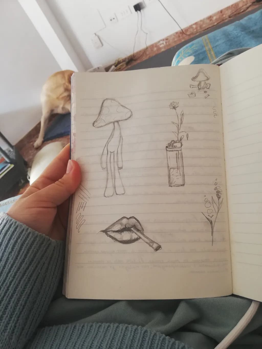 Mushroom Character Sketch