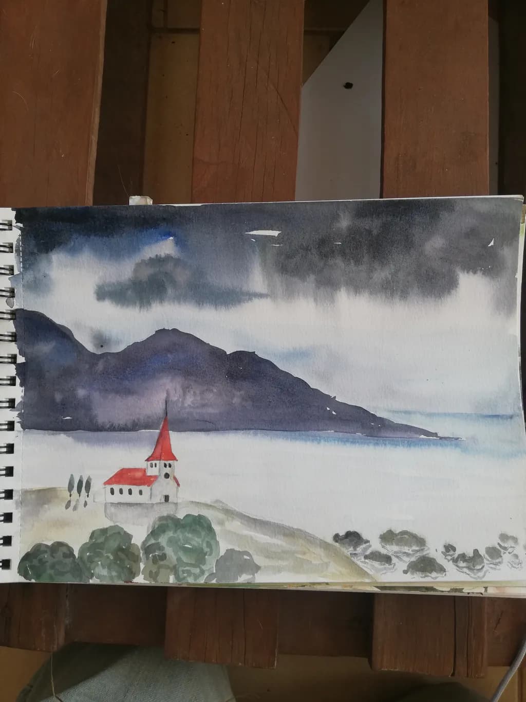 Coastal Church Landscape