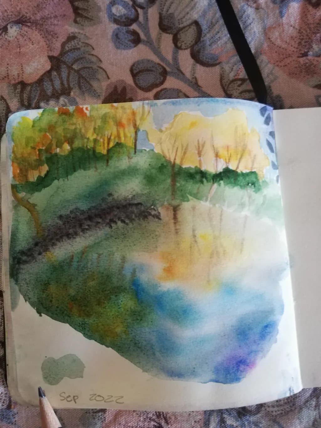 Reflective Lake Landscape