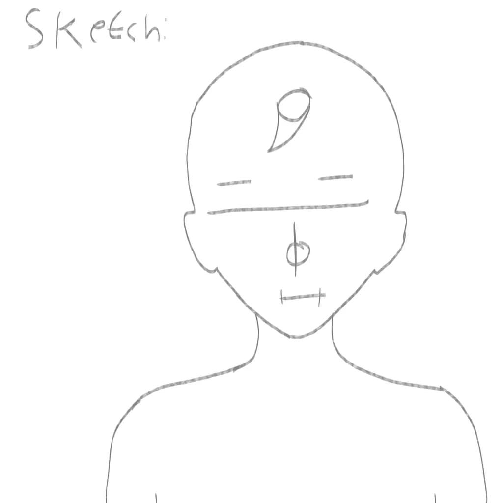 Minimalist Portrait Sketch