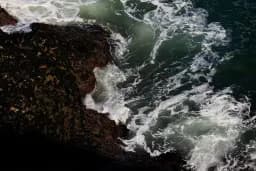 Rocky Shoreline Waves