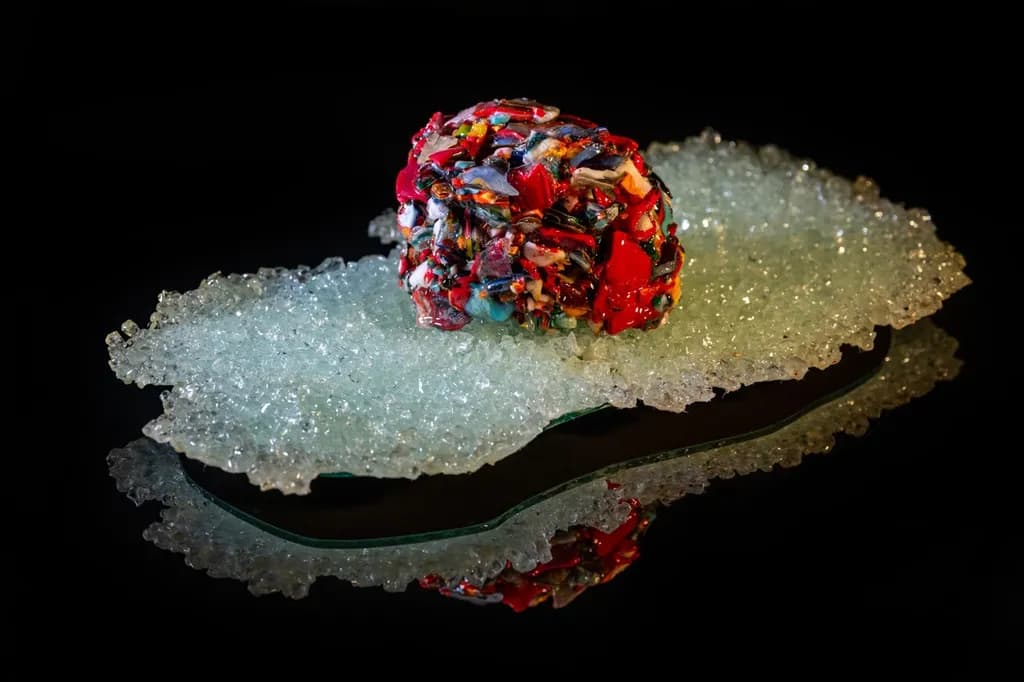Colorful Crystal Cluster