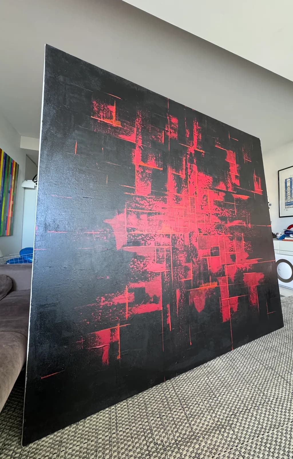 Abstract Red Structure
