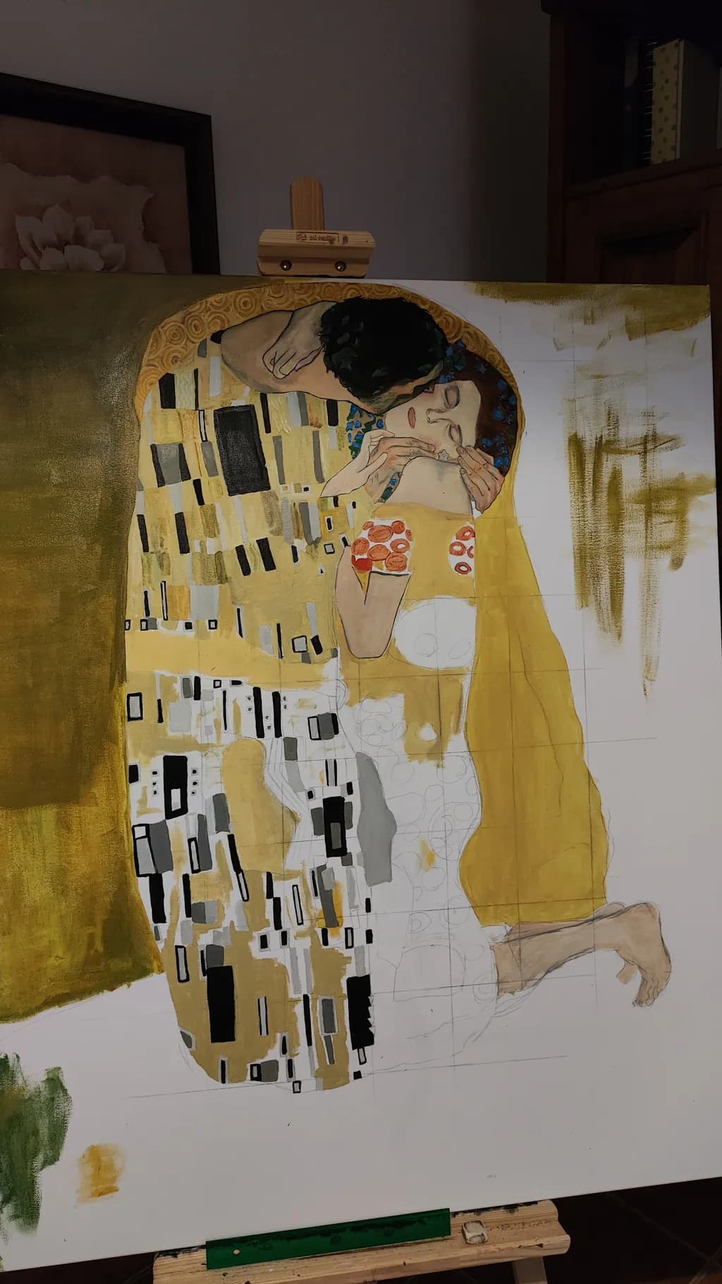 The Kiss in Progress