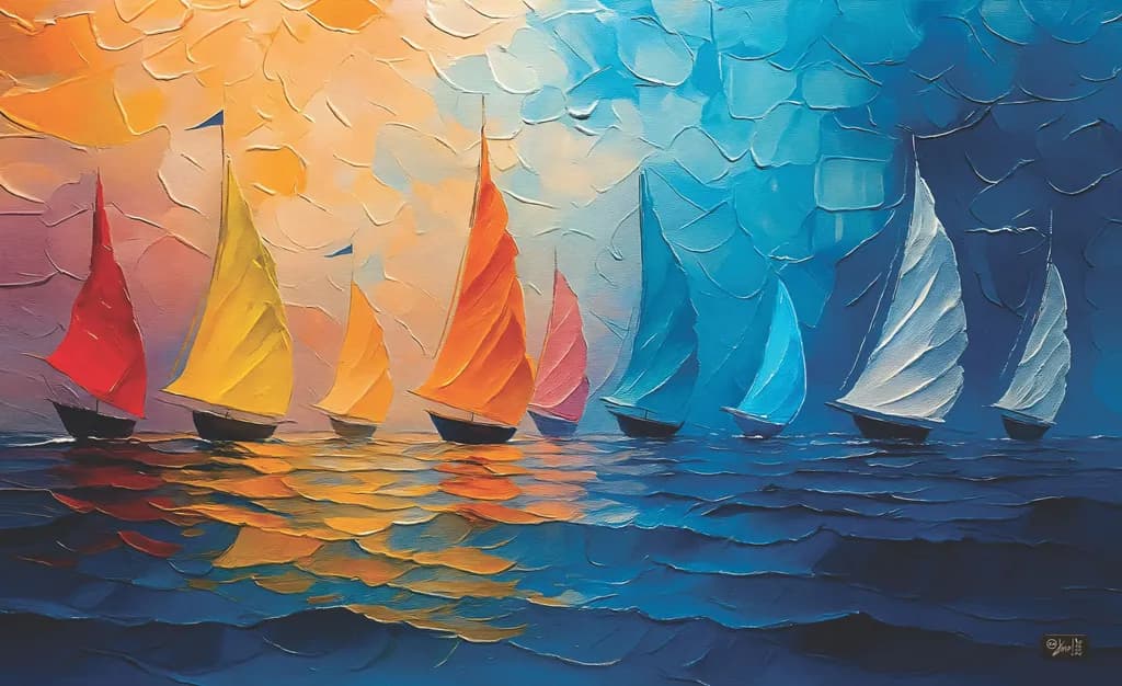 Colorful Boats