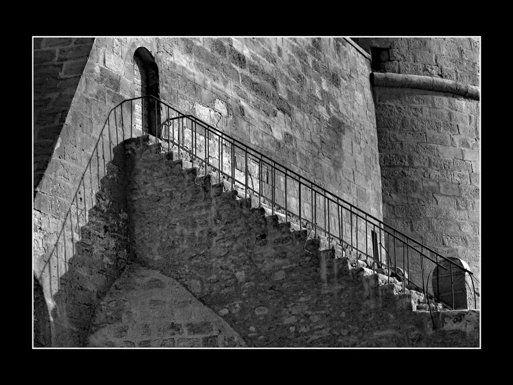 Stone Staircase Shadowplay