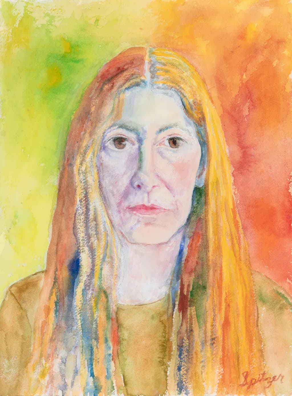 Self Portrait Burning