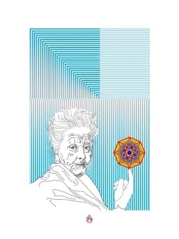 Geometric Sphere Portrait