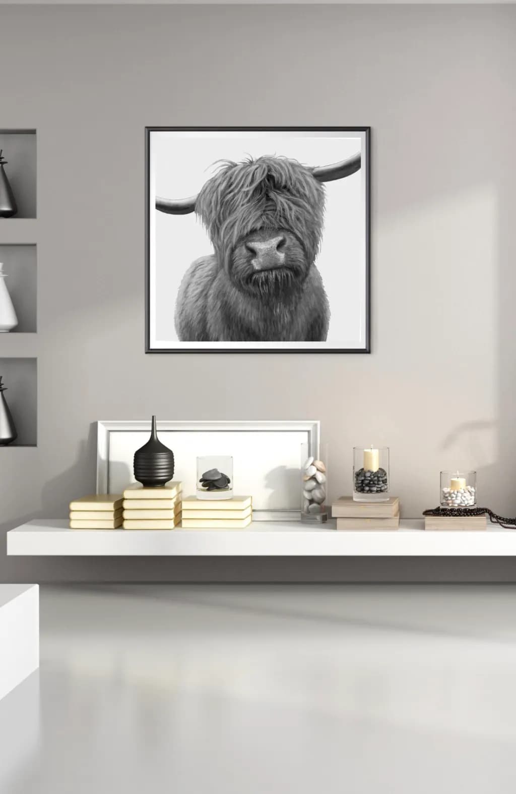 Highland Cow Portrait