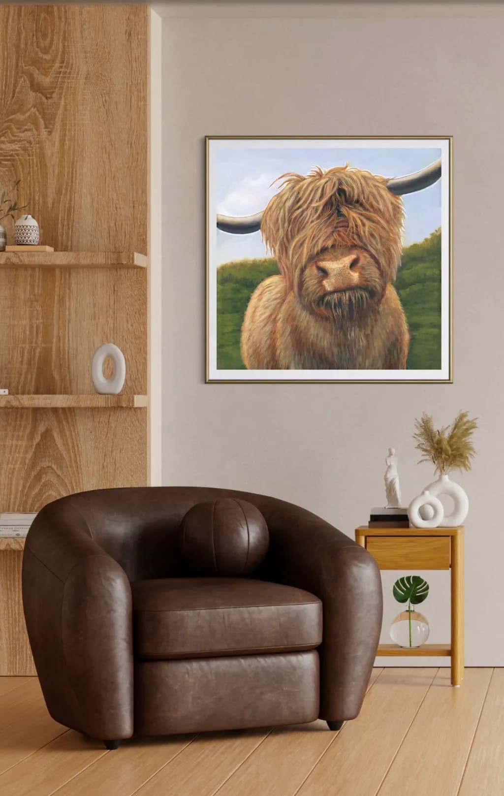 Highland Cow Portrait