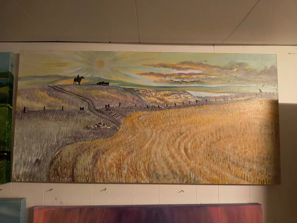 Rural Sunset Landscape