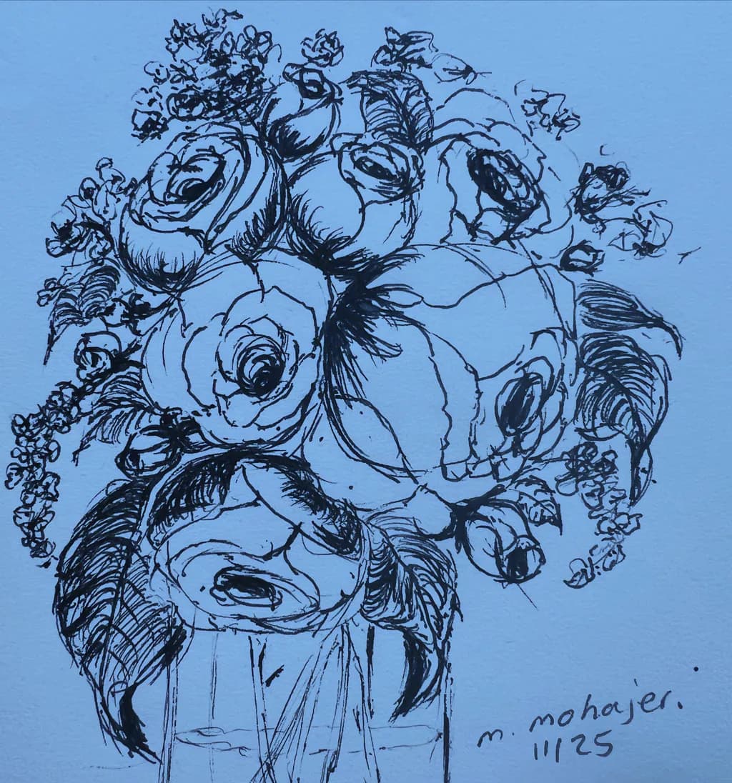 Roses in Ink