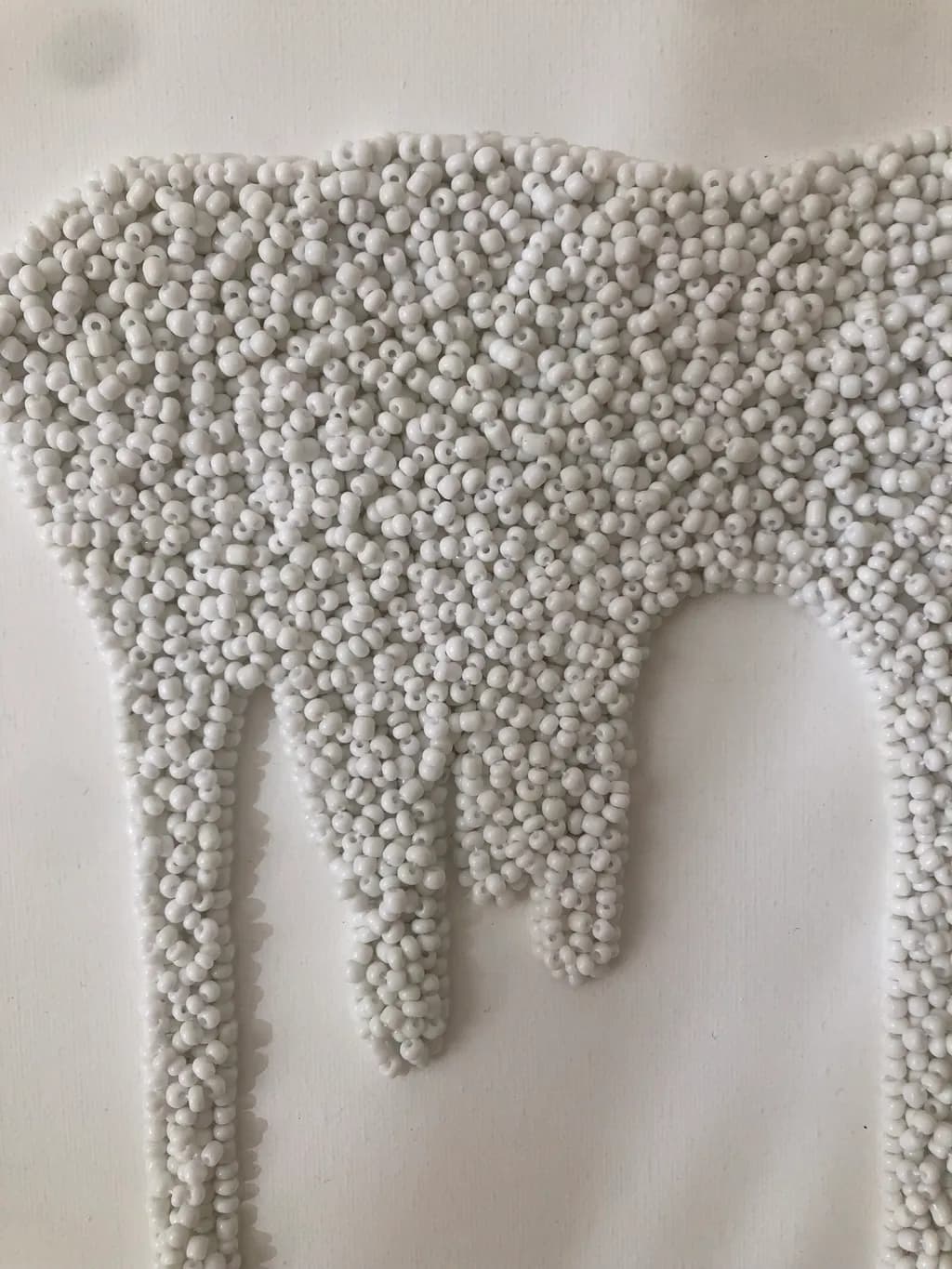 Dripping White Texture