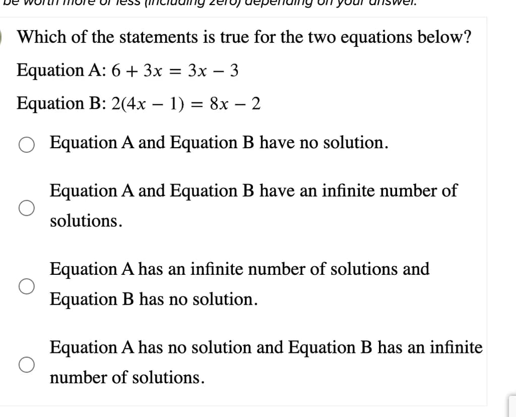 Equation Analysis