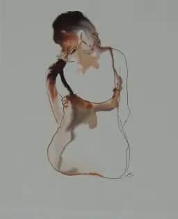 Contemplative Figure
