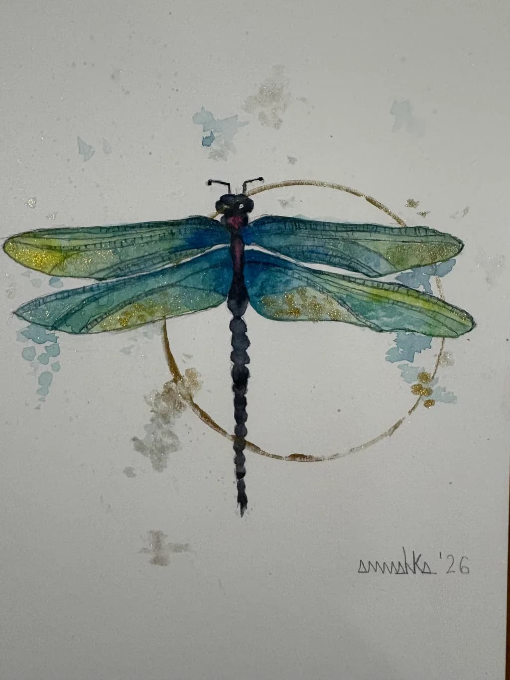 Dragonfly in Blue-Green
