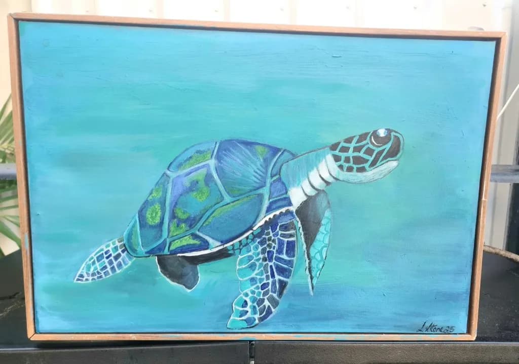 Serene Sea Turtle