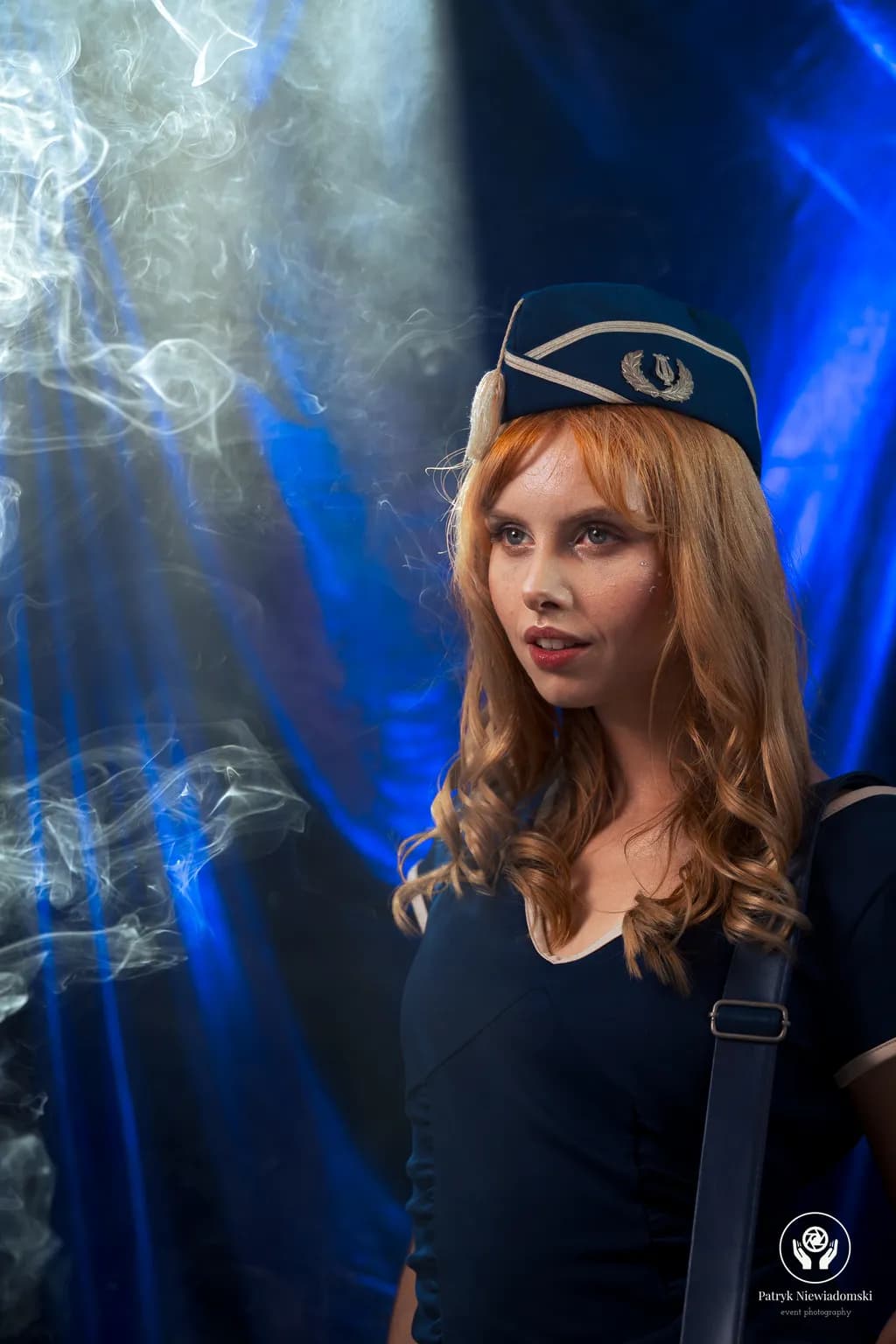 Blue Smoke Portrait