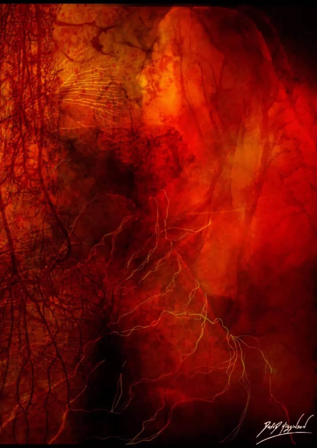Emotional Red Abstract