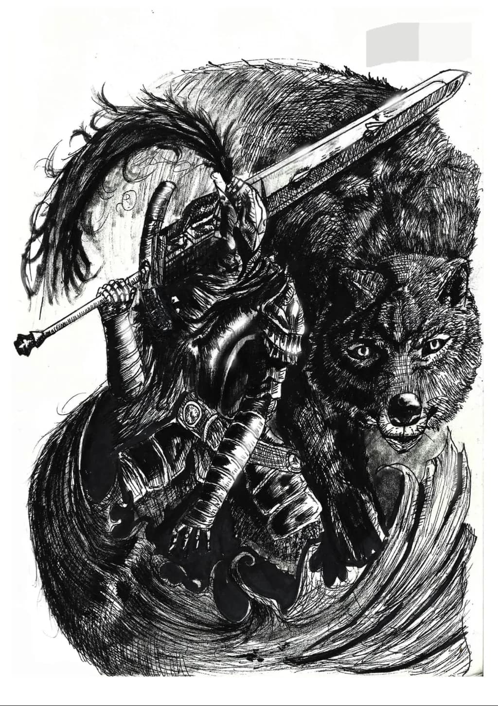 Knight and Wolf