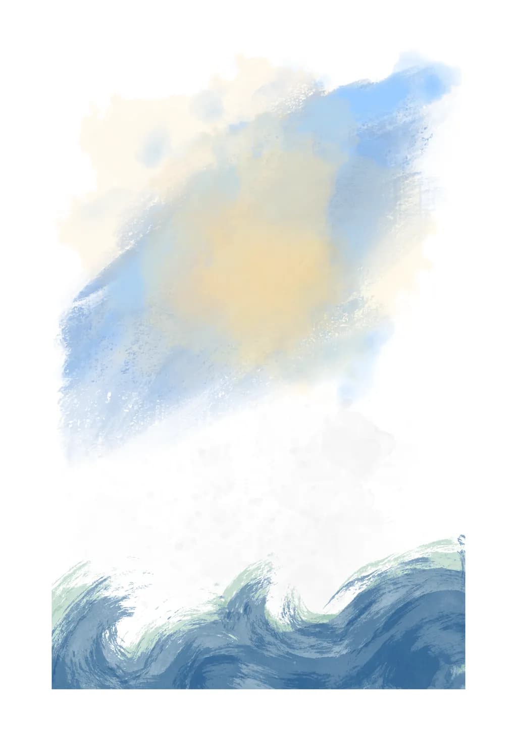 Ocean Sky Abstract