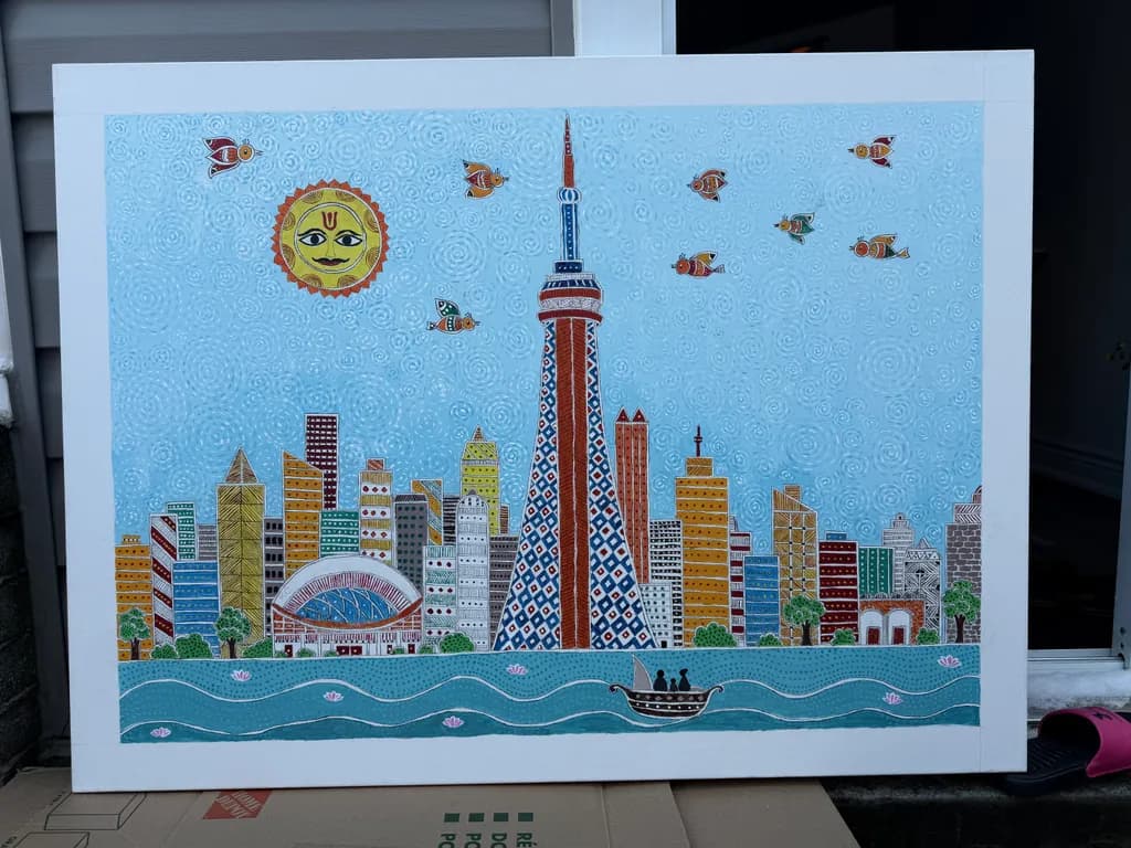 Geometric Cityscape